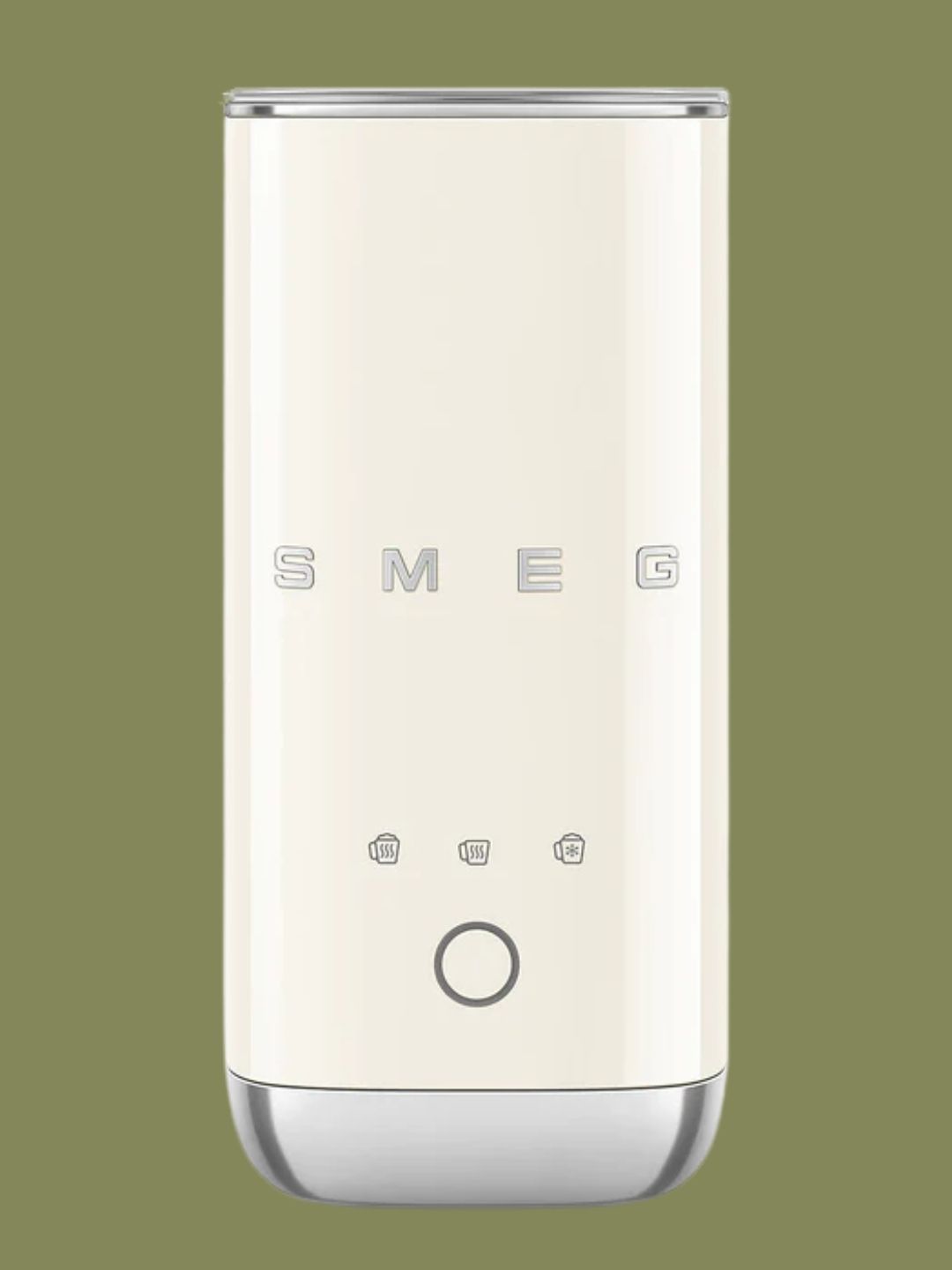 Smeg, 50's Style Mini Milk Frother, Cream
