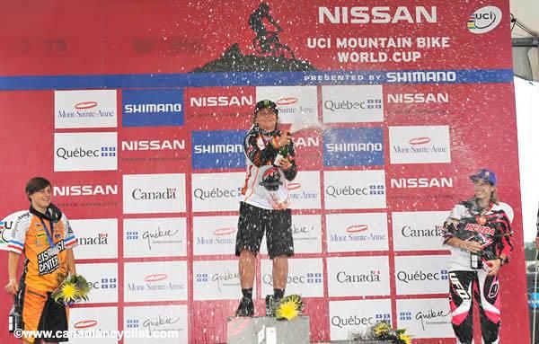 Sabrina Jonnier celebrates