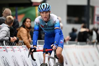 NAMUR BELGIUM SEPTEMBER 14 Anders Foldager of Denmark and Team BikeExchange Jayco reacts after crossing the line during the 62nd Grand Prix de Wallonie 2022 a 1997km one day race from Blegny to Citadelle de Namur 207m GrandPrixdeWallonie22 on September 14 2022 in Namur Belgium Photo by Luc ClaessenGetty Images