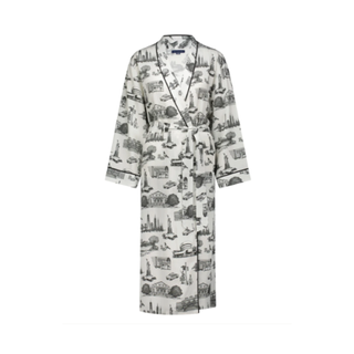 NYC toile print robe