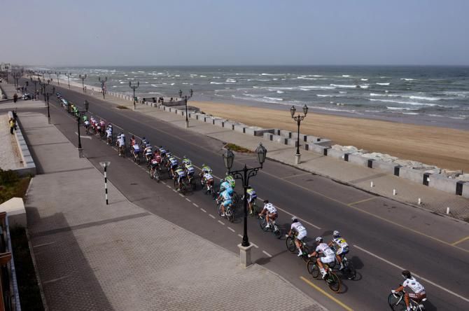 The Tour of Oman takes in the coastline during the early season