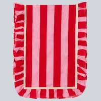  ALB x KITRI Pink Striped Table Runner - £85 at Kitri