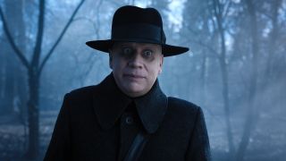 Uncle Fester in hat on Wednesday