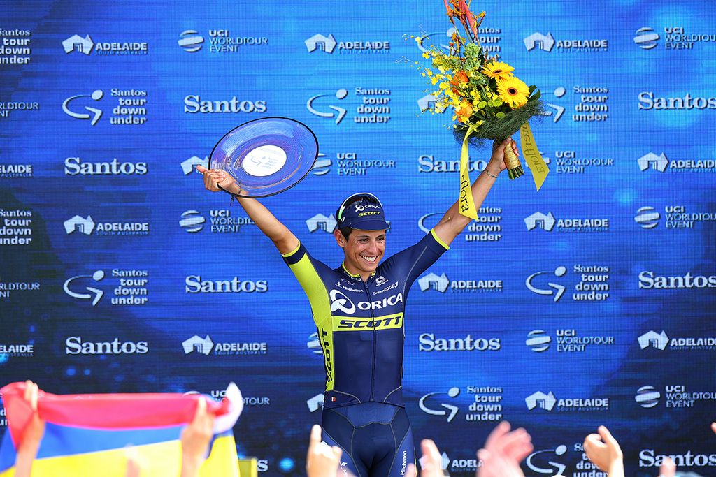 Esteban Chaves (Orica-Scott) finished in second place