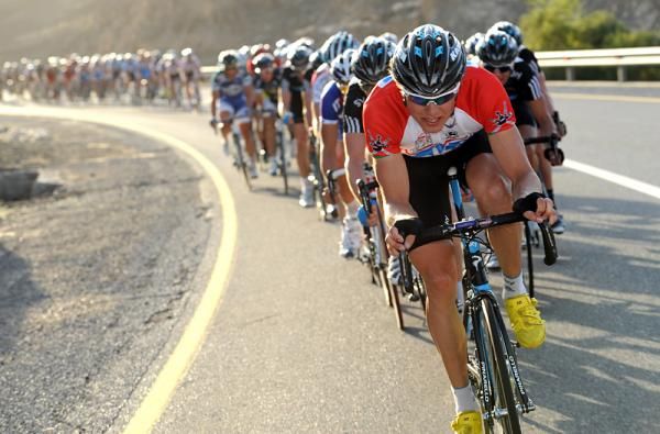 Race leader Edvald Boasson Hagen (Sky) tries to get back on terms with the lead group