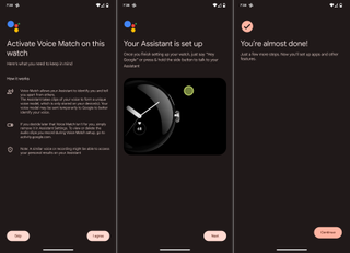Set up Voice Match on Google Pixel Watch
