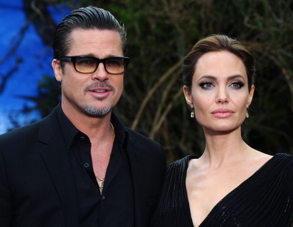 Brad Pitt and Angelina Jolie.