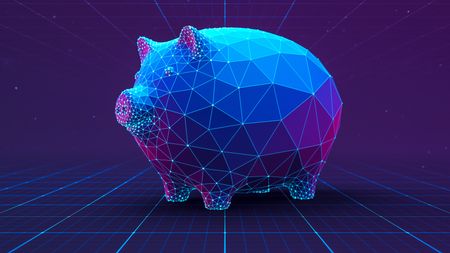 A digitized piggy bank.