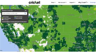 Cricket Wireless Coverage Map 2021