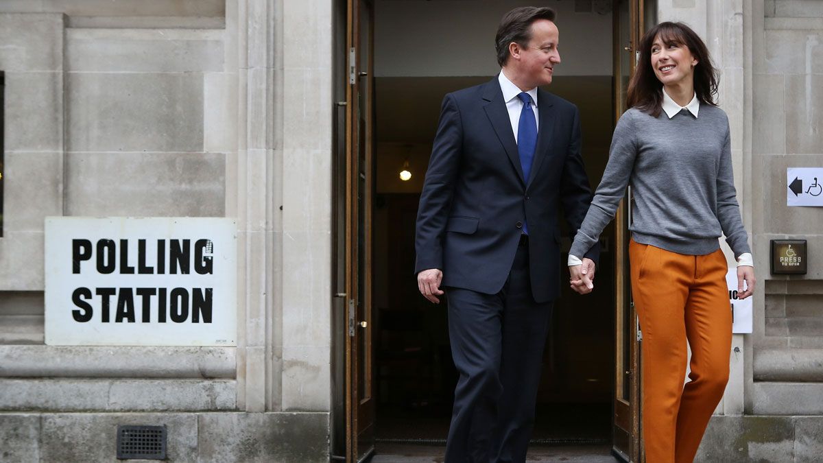 Samantha and David Cameron