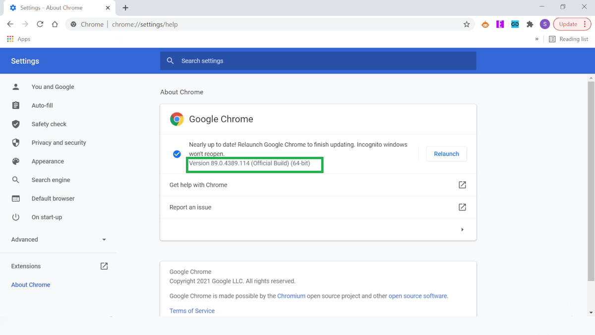 How to update Chrome Tom's Guide