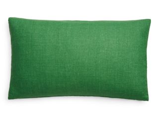 rustic linens green colour cushion