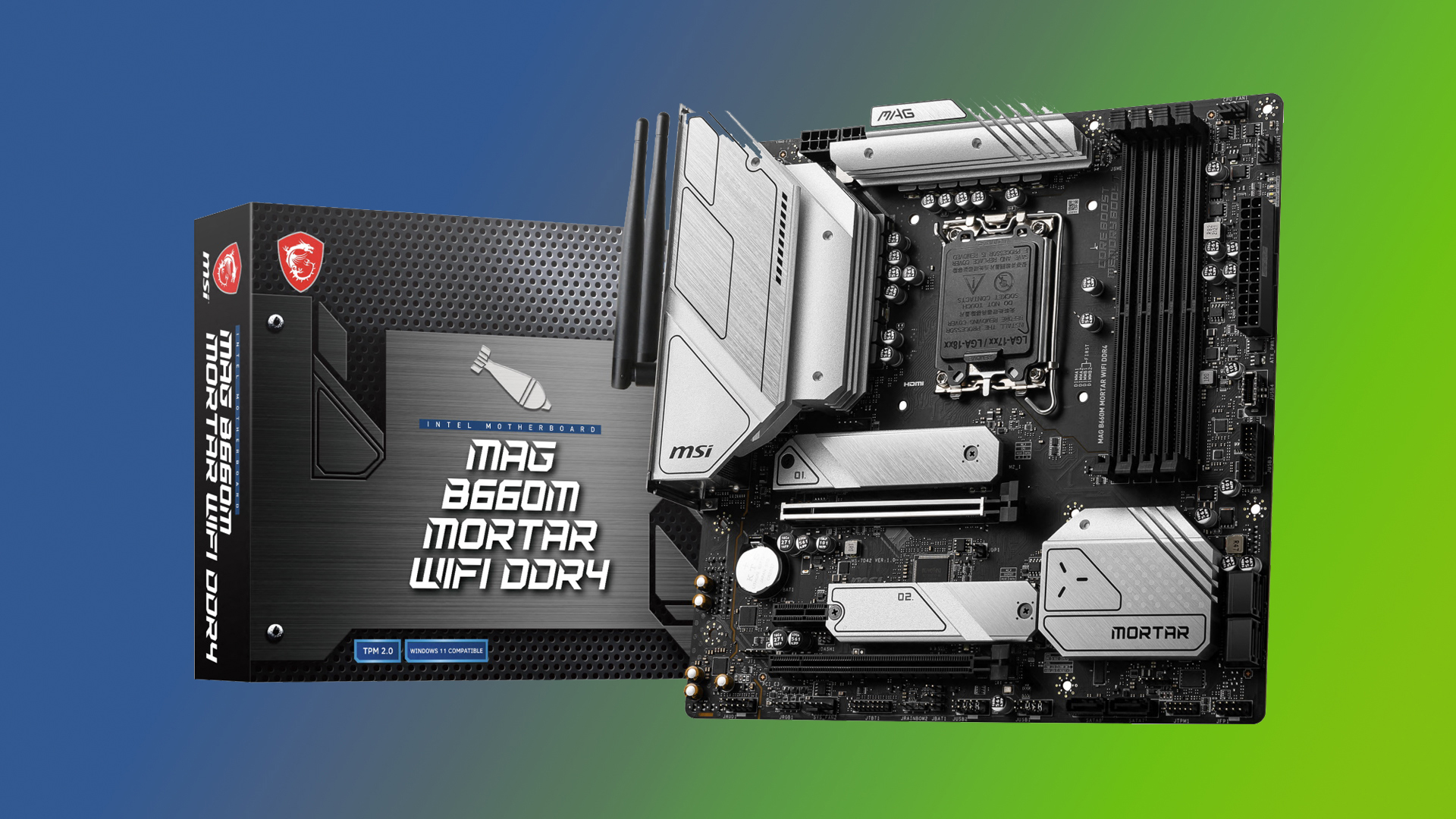MSI MAG B660M MORTAR WIFI DDR4 マザーボード Micro-ATX Intel B660チップセット搭載 MB5 