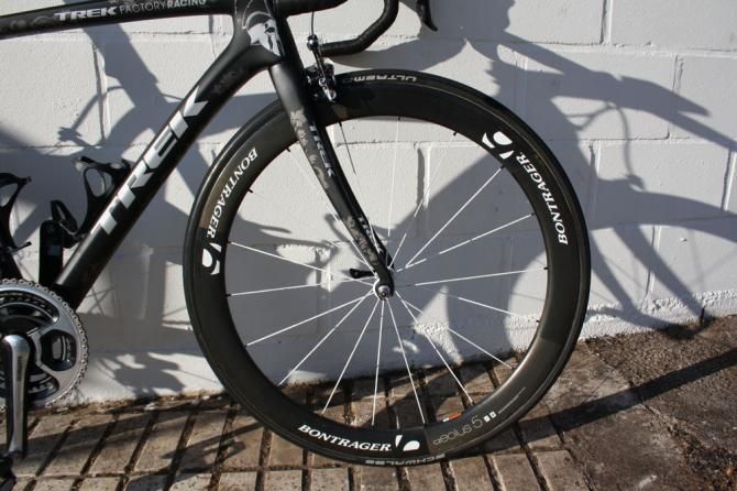 Wheelset: Bontrager Aeolus 5 D3 tubular