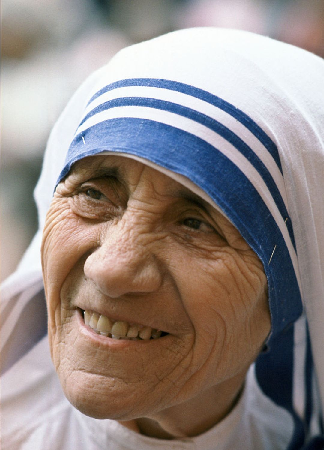 Mother Teresa smiling