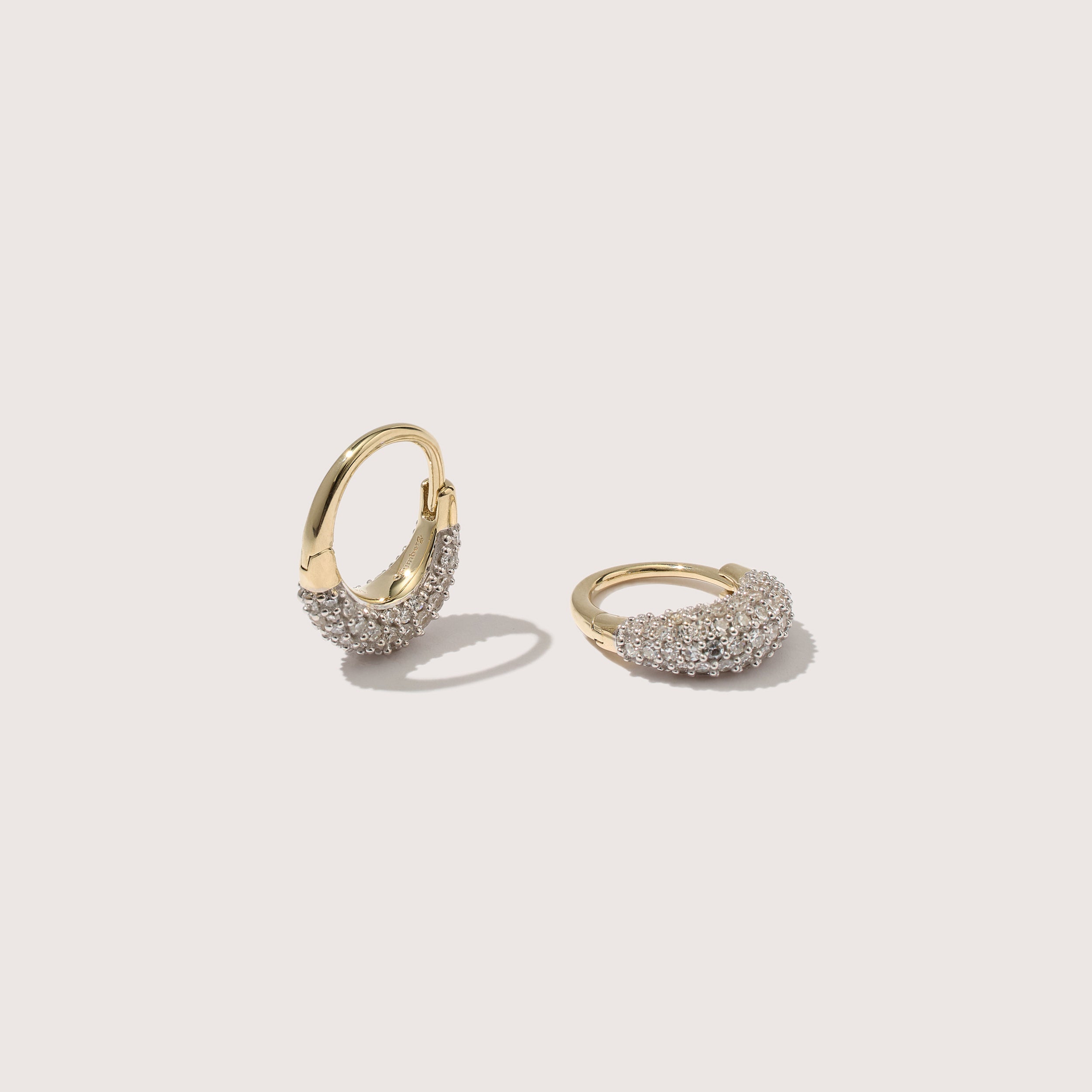 Small Diamond Roscida Drop Earrings