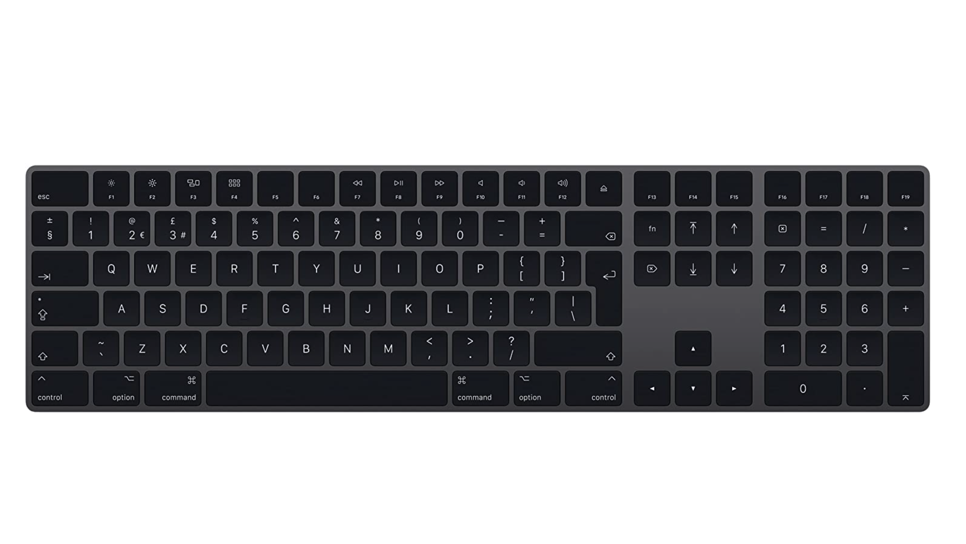 Apple Magic Keyboard with numeric keypad