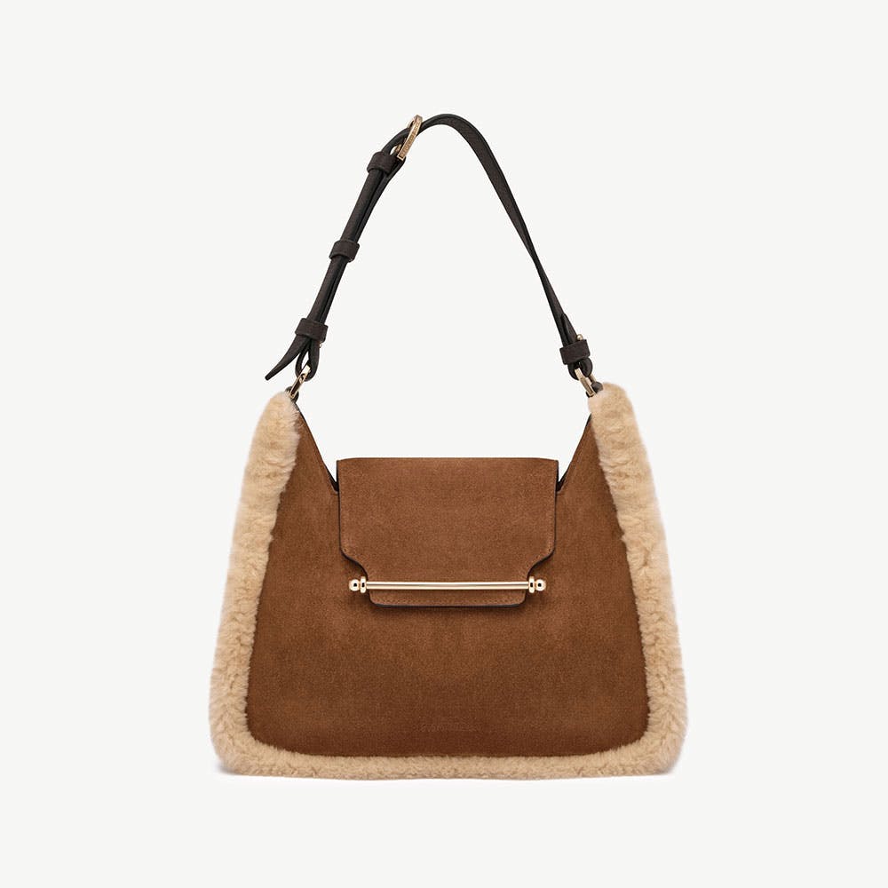 Multrees Hobo - Tan/sand/espresso With Suede/shearling