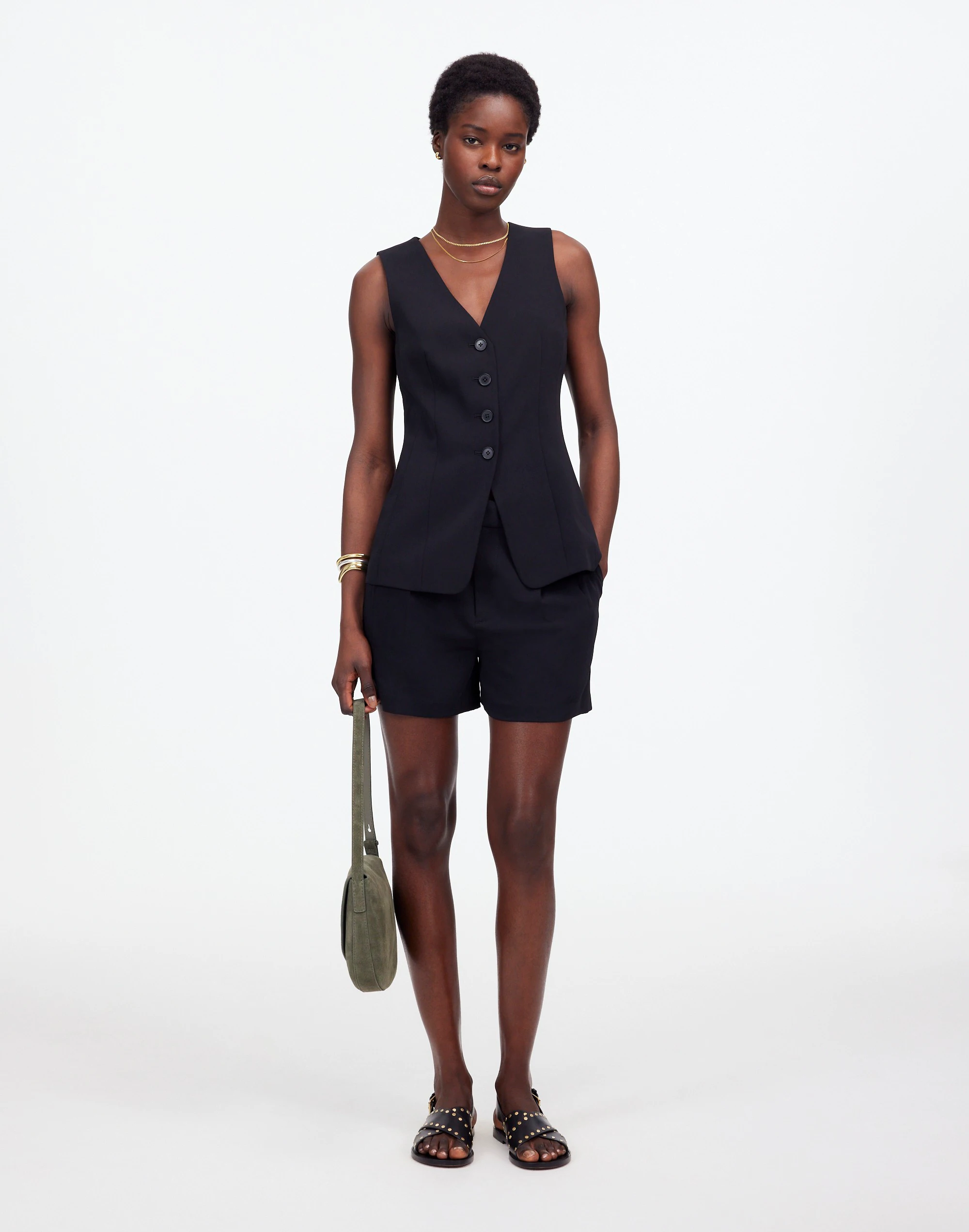 Cutaway Long Vest