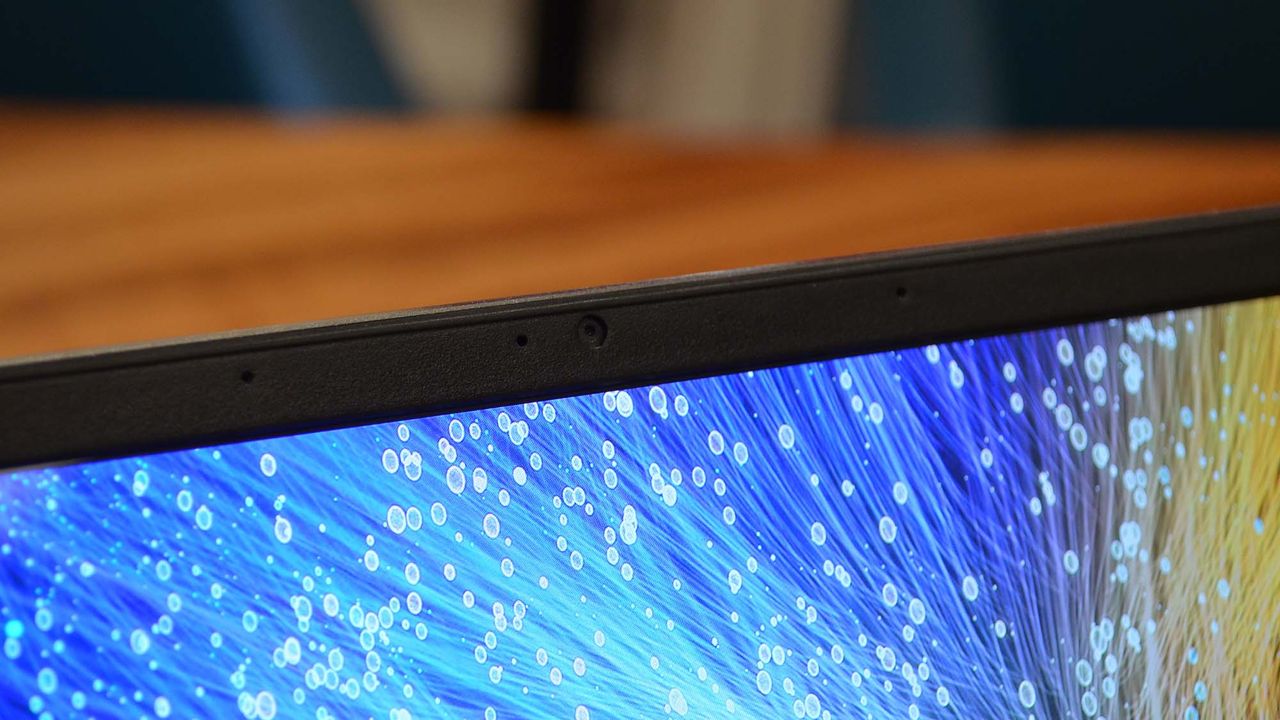 An Acer Swift 3 (2022) on a wooden table