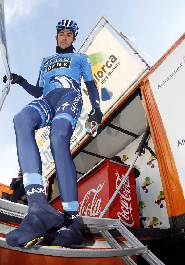 Alberto Contador (Saxo Bank) signed on for one day of racing in Mallorca.