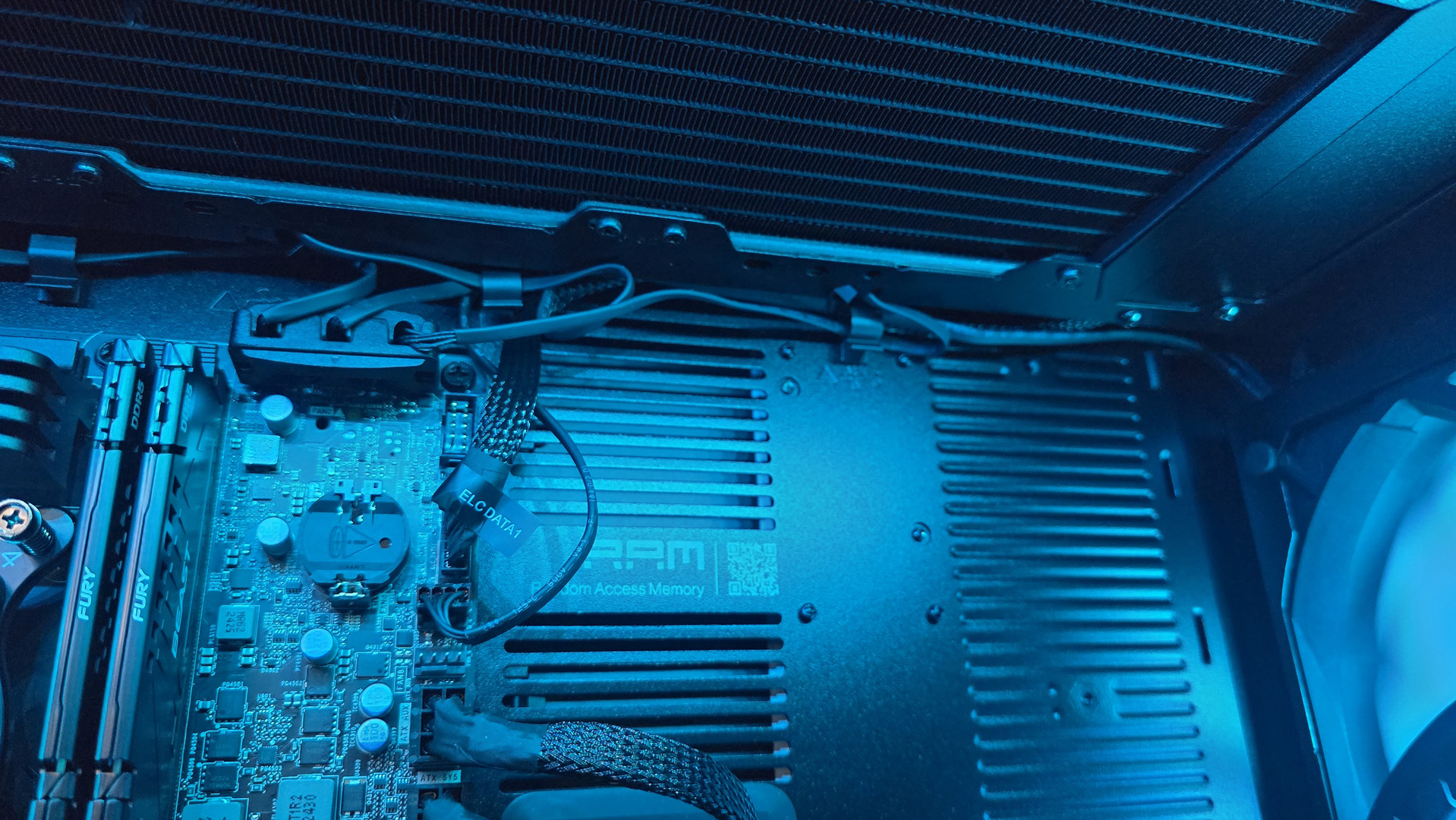 The inside of the Alienware Area-51 (2025)