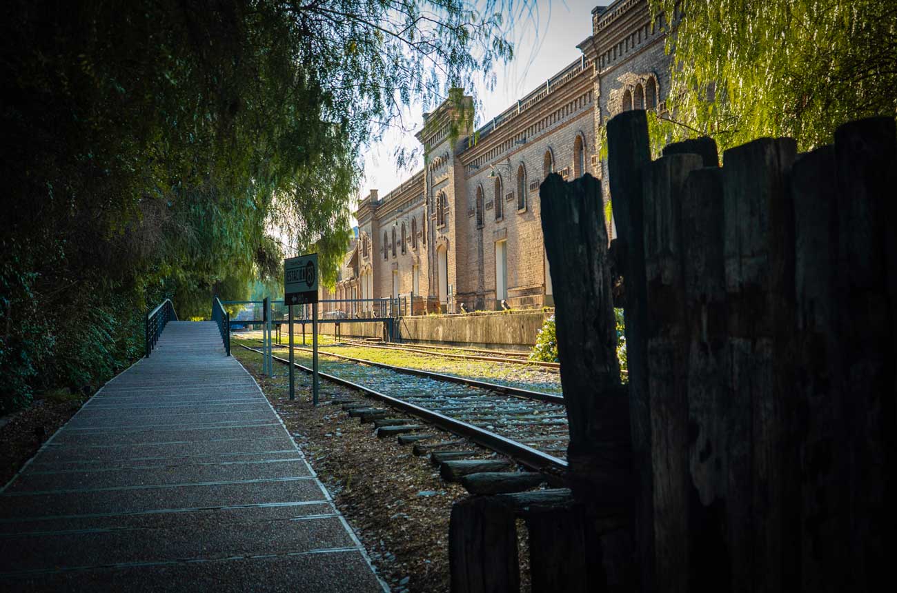 The stone Trapiche winery building