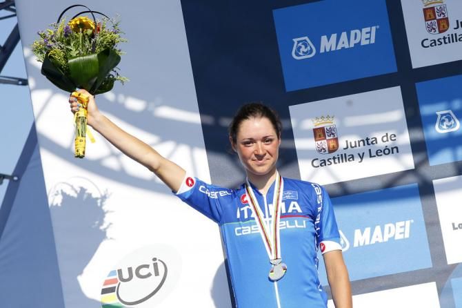 Sofia Bertizzolo (Italy) on the podium