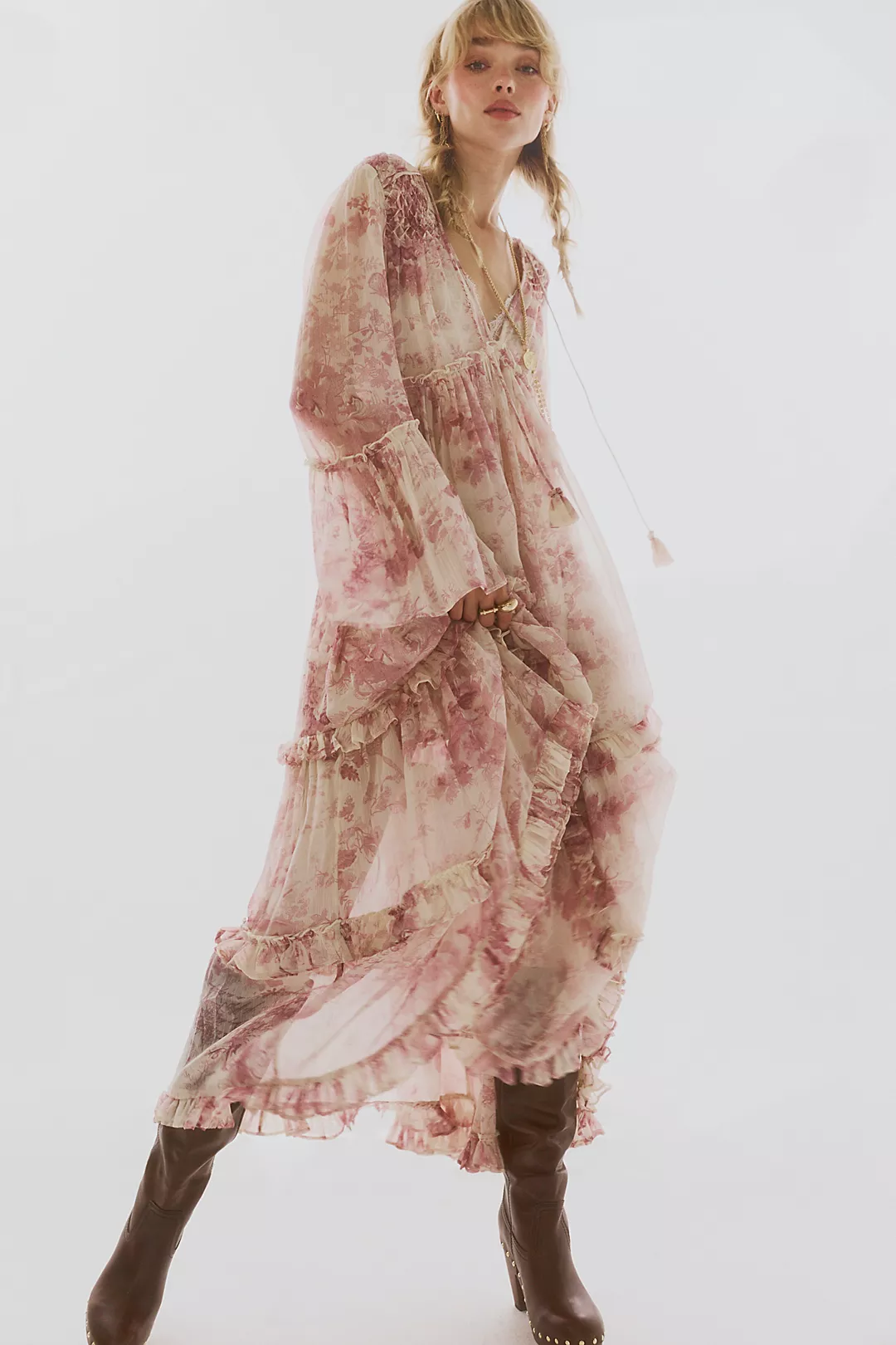 Free People, Weeping Willows Maxi Dress