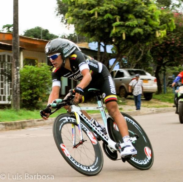 Fabio Duarte (Colombia Coldeportes) in action
