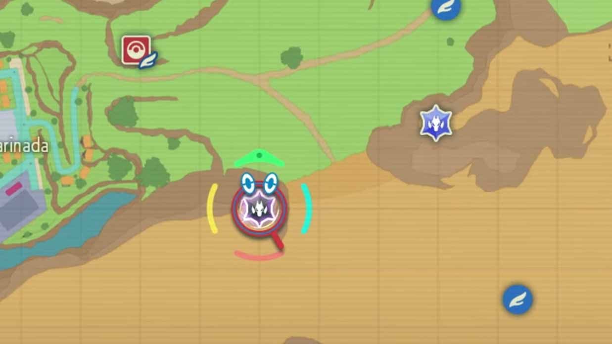 Charizard Raid den on map: Pokemon Scarlet and Violet