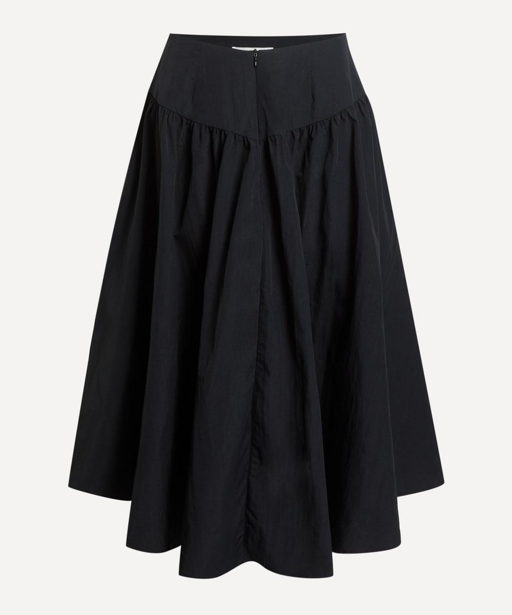Deba Black Midi Skirt