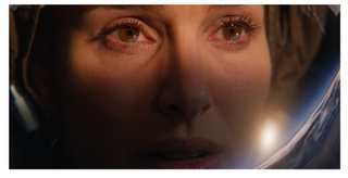 A close up of Natalie Portman face from Lucy in the Sky movie