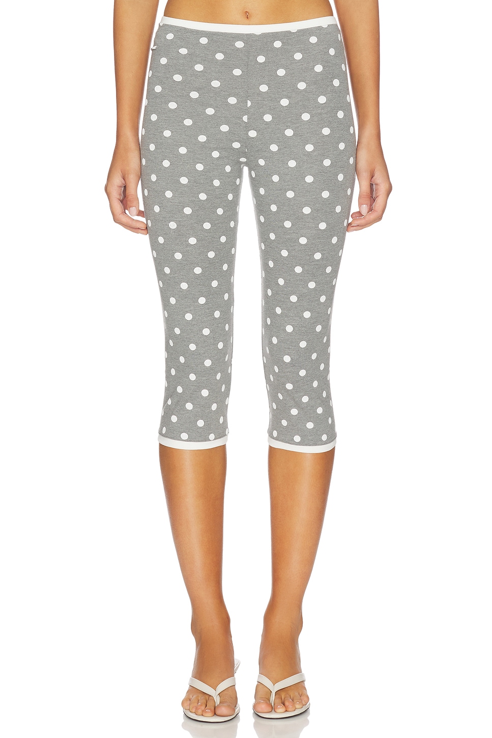 X Revolve Polka Dots Capri Pants