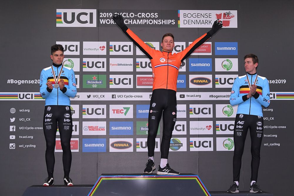 Mathieu van der Poel wins the 2019 UCI Cyclo-cross World Championships in Bogense