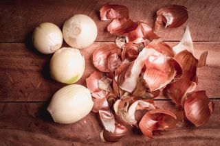 onion, peels