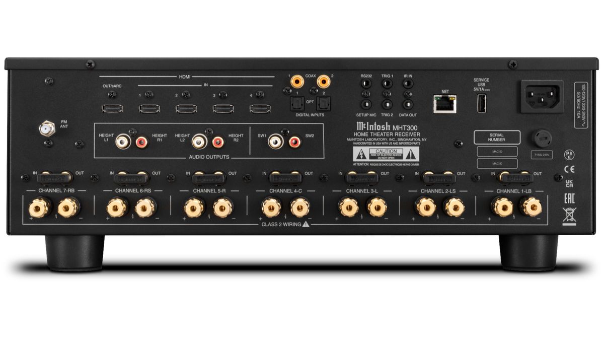 McIntosh launches MHT300 AV receiver with HDMI 2.1, 8K and Dolby Atmos