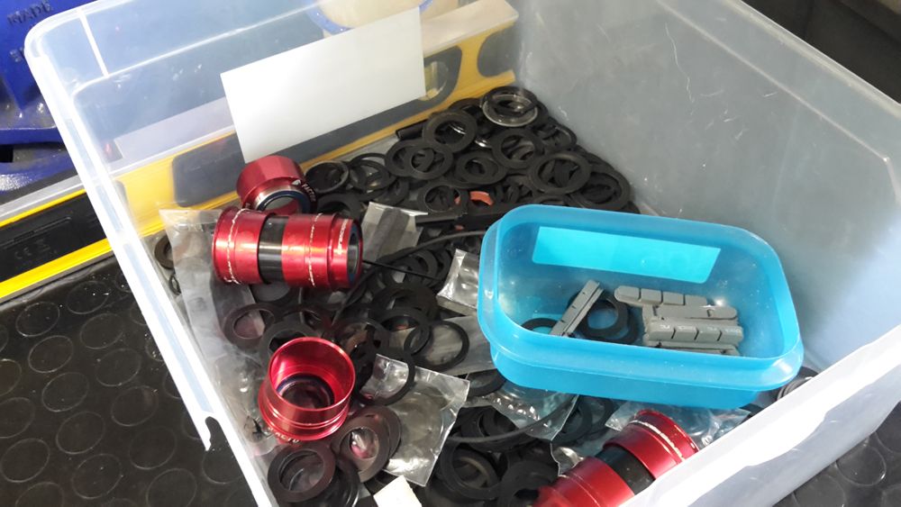 Plenty of parts for the mechanics to fiddle around with