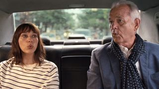 Rashida Jones as Laura Keane and Bill Murray as Felix Keane during one of the best Apple TV movies, On the Rocks.