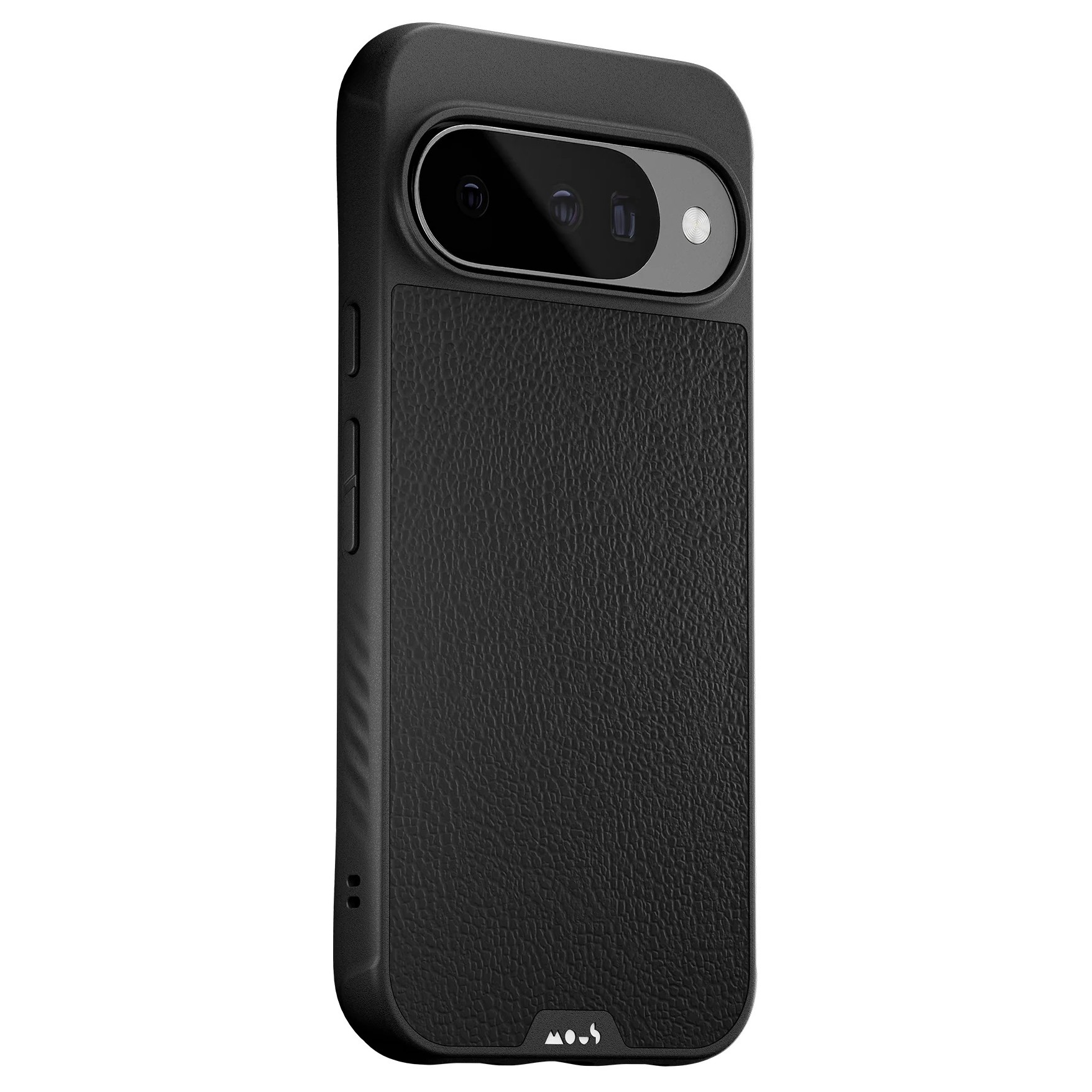 Mous Limitless 6.0 Black Leather Protective Phone Case for Pixel 10