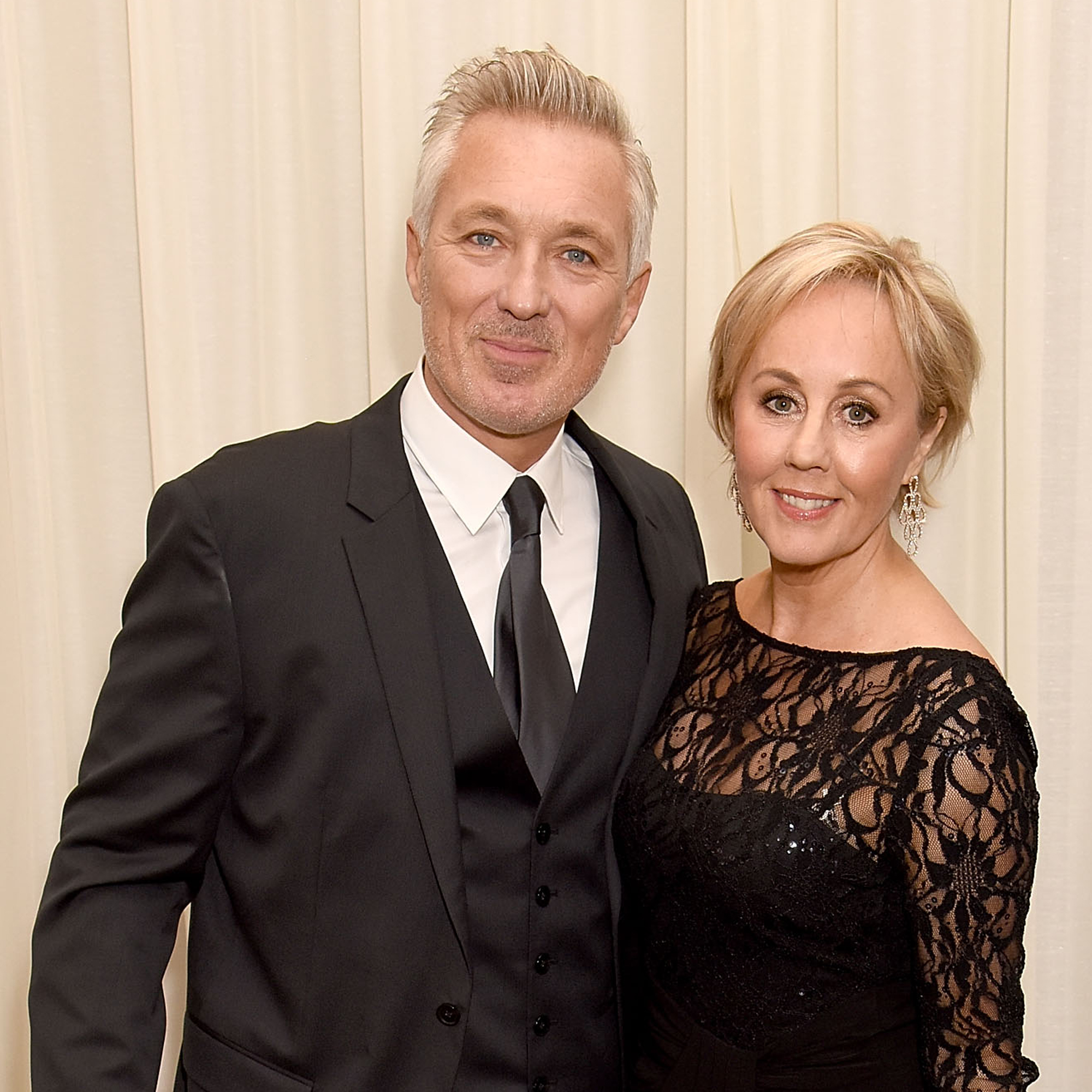Martin and Shirlie Kemp wearing blacktie outfits