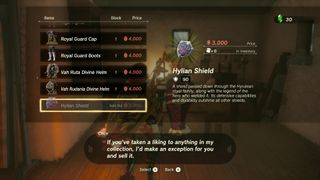 Zelda Tears of the Kingdom Hylian Shield
