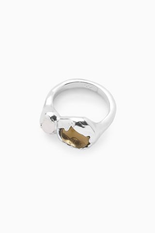 Semi-Precious Stone Pinky Ring