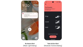 Android 'Earthquake Alerts'-systeem