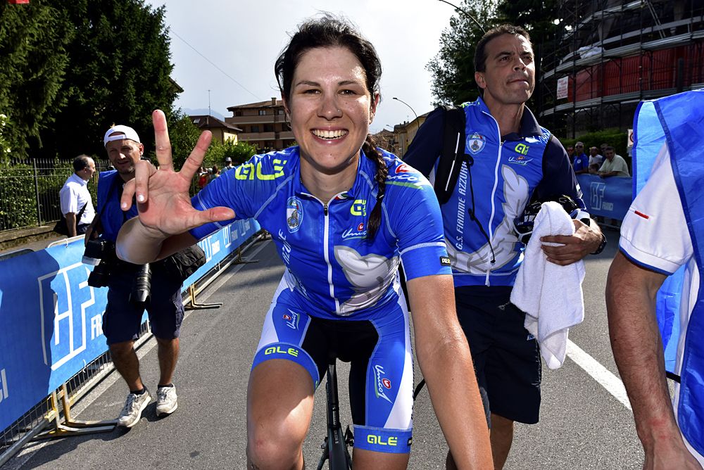 Elena Cecchini defends Italian road title, all smiles after victory