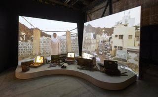 Hassan Meer, Reflections From Memories, 2009 – 2022, installation view, Oman Pavilion, Venice Biennale 2022