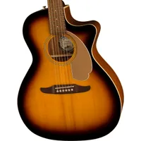 Fender Newporter PlayerSolid spruce top | Laminated sapel back & sides | Mahogany neck | Fishman Flex electronics