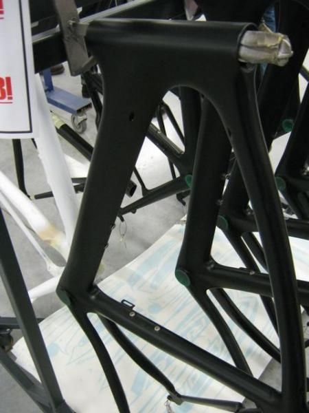 The frames are ready to be built up
