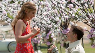 Imogen Poots and Andy Samberg in Popstar: Never Stop Never Stopping