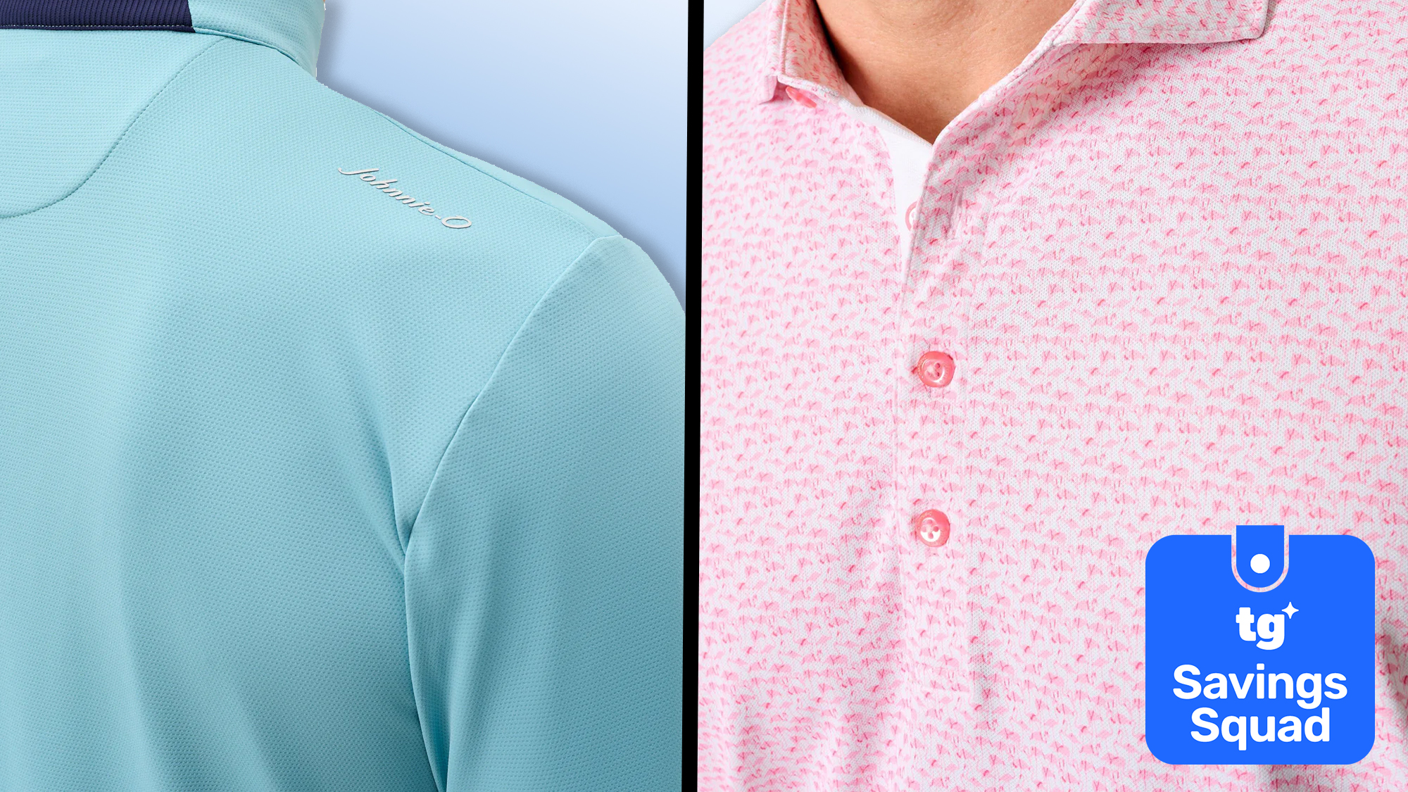 Johnnie-O polo and q-zips 